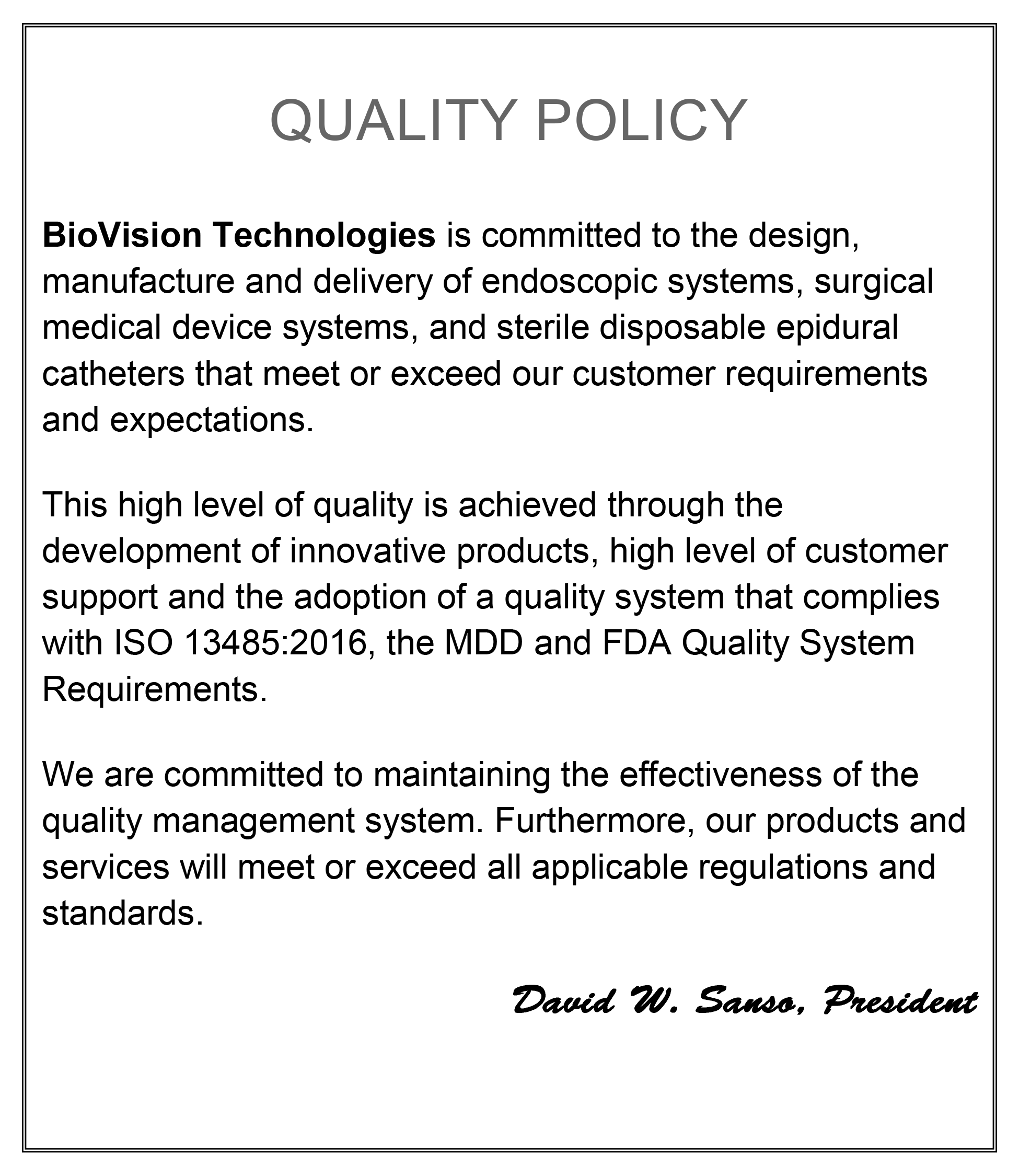 Quality-Policy